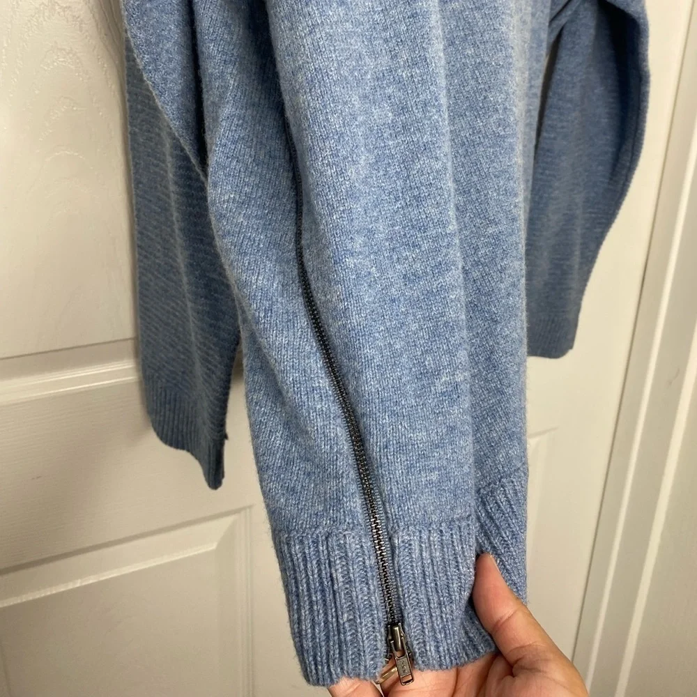 NWT J. Crew 100% Wool Side-Zip Sweater Sz XXL